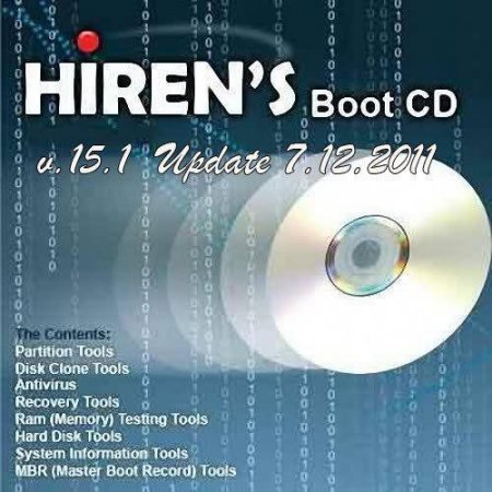 Hiren's BootCD 15.1 (07.12.2011)