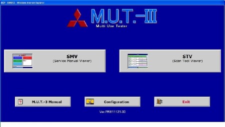 Mitsubishi MUT-III PRE11121-00 (18.01.12)