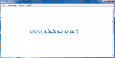 AzSOFT Notepad v1.0
