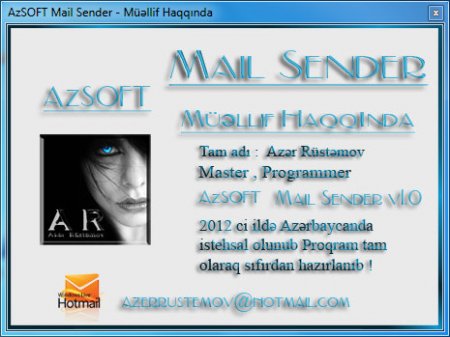 AzSOFT Mail Sender v1.0