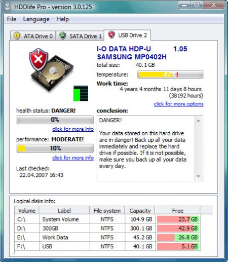 HDDlife Professional v4.0.189